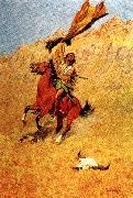 Frederick Remington If Skulls Could Speak oil on canvas